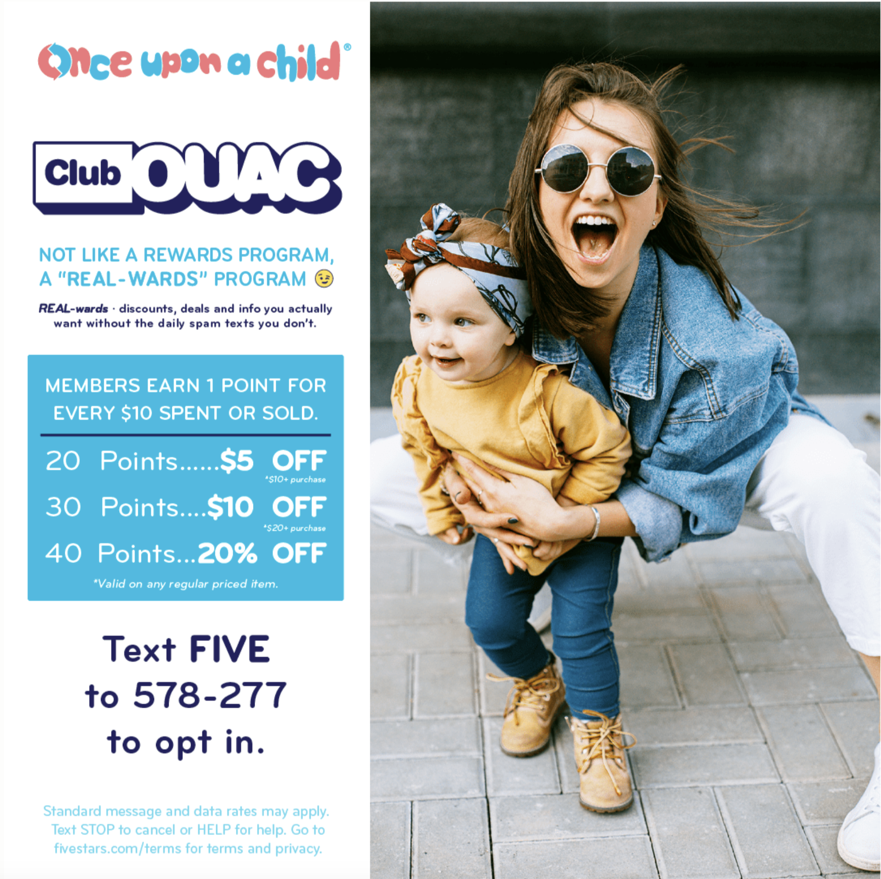 Text to join Club OUAC